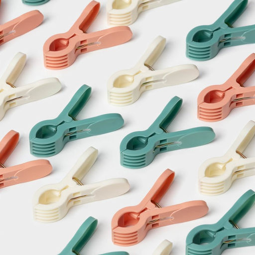 Прищепки для белья Доляна, 24 шт, 71,5 см, ширина низа 4,5 см  фото 4