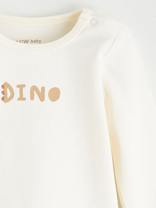 Dino Bask?l? Erkek Bebek ??t??tl? Body