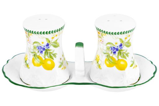 Набор д/специй 2 пр. Лимоны 16,5*9*7,5 см, на подставке NEW BONE CHINA - Elan gallery фото 12