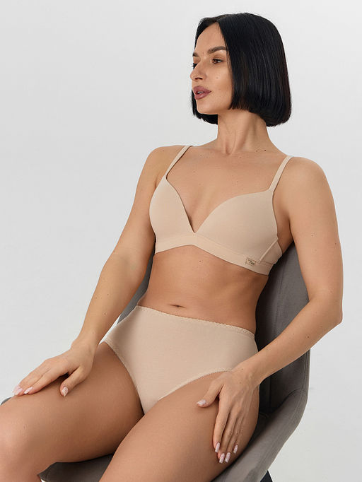 Цена за 2 штуки! Трусы макси женские бежевые - Mark formelle фото 7