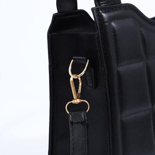 Сумка-тоут на молнии, цвет чёрный - Simaland фото 6