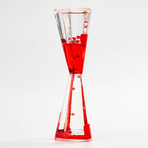 Часы гелевые «Сердце», антистресс, 5.5×17 см, красные