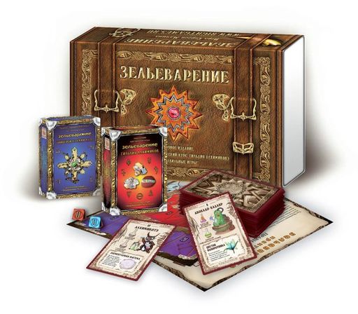 Карточная игра "Зельеварение" Подарочный (базовый+2 допол-я) набор арт.05-01-05