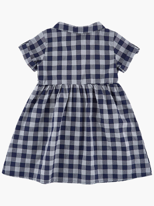 Платье для девочки нарядное UD 2684 клетка розовая - Mini maxi фото 15