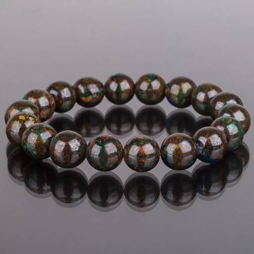 Браслет из камня Азурит (Африка) 17,5 см