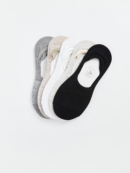 Kendinden Desenli Kad?n Babet ?orap 5li