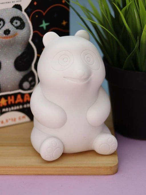 Алмазная мозаика на копилке (нижняя загрузка) Draw Me! Panda, (9*8.5*12 см)