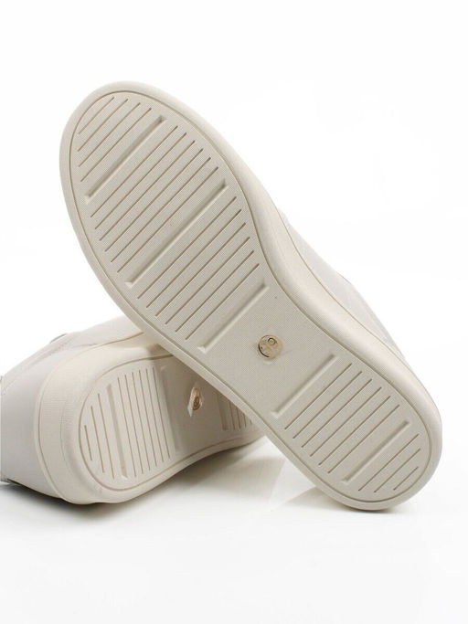 03-A1019-2 LT. BEIGE Полуботинки спортивные женские (натуральная кожа)