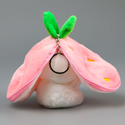 Мягкая игрушка Зайка-клубника на брелоке, 11 см - Simaland фото 7