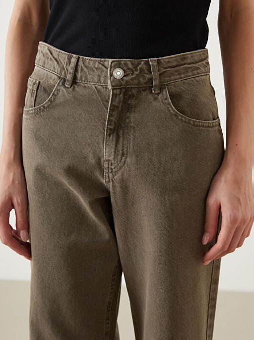 Straight Fit Kad?n Jean Pantolon