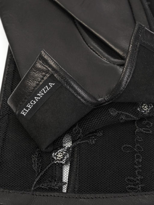 Перчатки женские б/п IS01005 black/gold - Eleganzza фото 10