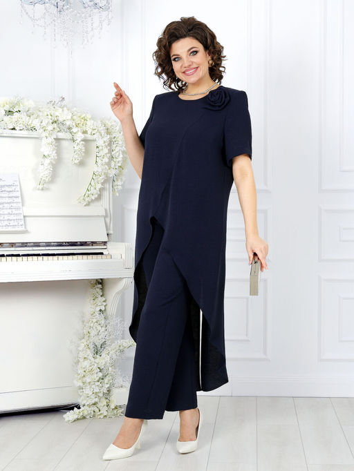 Платье Ninele 7431-Р темно-синий - Mira fashion фото 1557