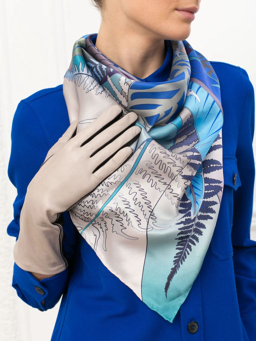 Перчатки женские ш/п F-IS0065 latte/black - Eleganzza фото 7