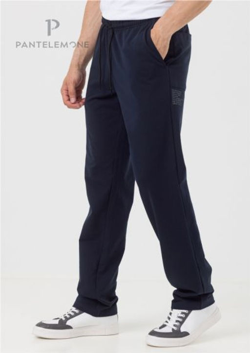 Мужские брюки свободные прямые из футера PDBB-241