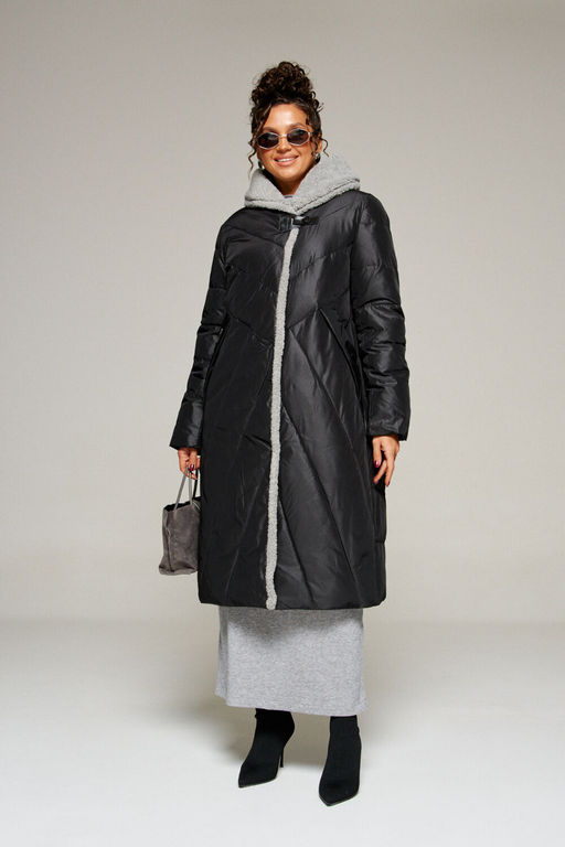 Пальто Beautiful Free 8017 черный