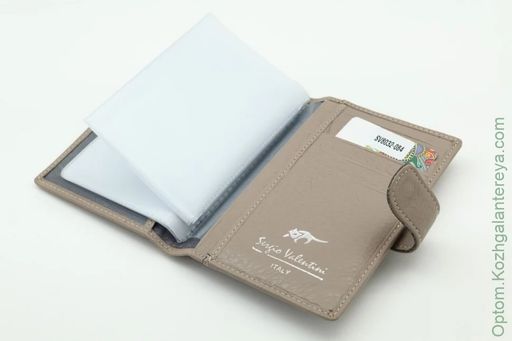 Женская кожаная обложка для автодокументов Sergio Valentini СВ 8032-084  фото 4