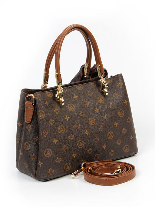 LACCOMA сумка AC218-мишки темно-бежевый эко кожа