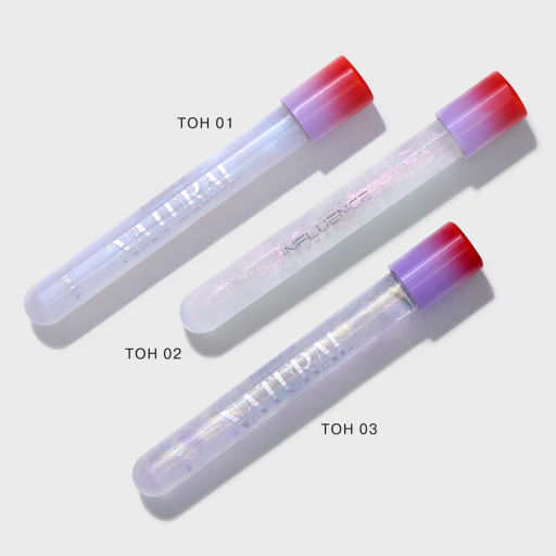 Influence Beauty Масло для губ Ekso Natural тон 03 Полупрозрачный голографический зеленый  фото 7