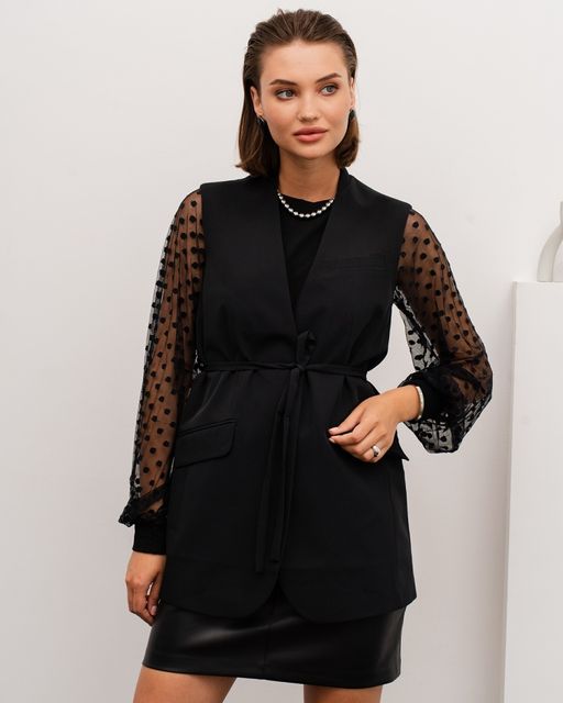 Свитшот с кружевным рукавом реглан 71.6.20 - Elena sorti фото 9