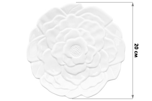 Набор 2 тарелок 20*20*2,3 см Пион - Elan gallery фото 2