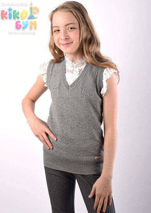 3911 Жилет для девочки