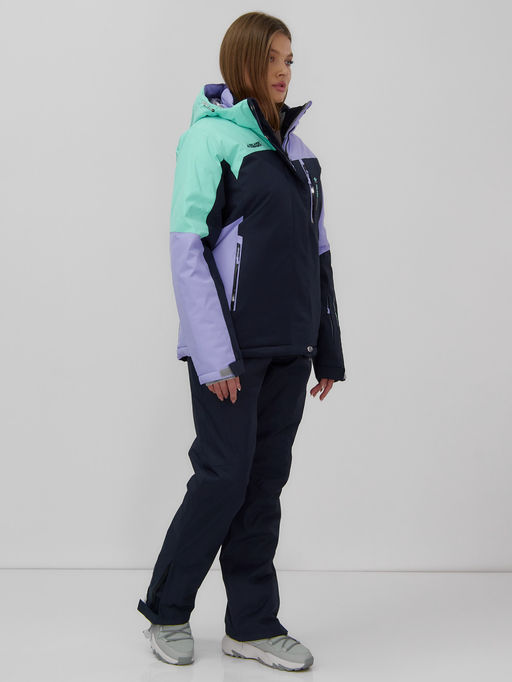 Горнолыжный костюм женский зимний фиолетового цвета 02818F - Mtforce фото 3