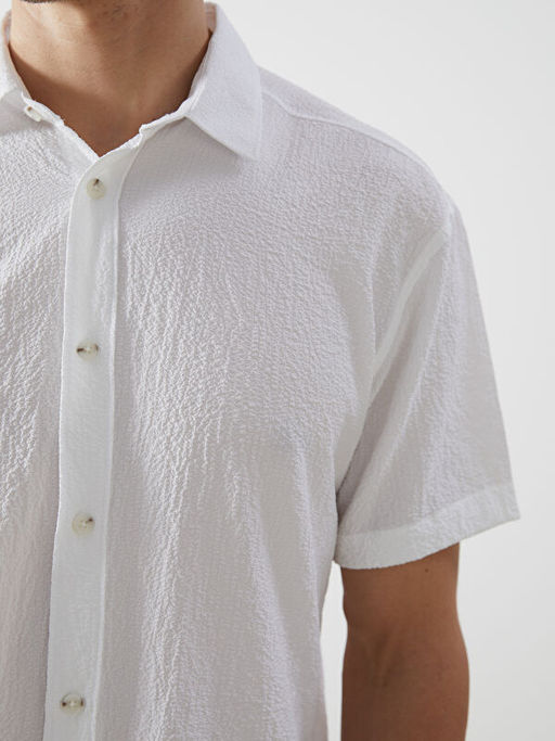 Regular Fit K?sa Kollu Erkek G?mlek