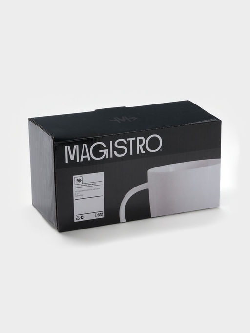 Кружки Magisto English tea party, 435 мл, набор 2 шт., фарфор, белые - Magistro фото 5