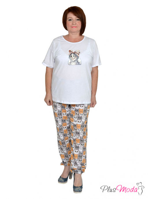 Футболка Модель №914 размеры 44-84 - Plusmoda фото 6