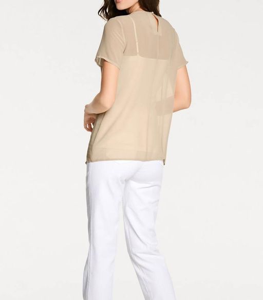 Блузка, песочная - Patrizia dini фото 4