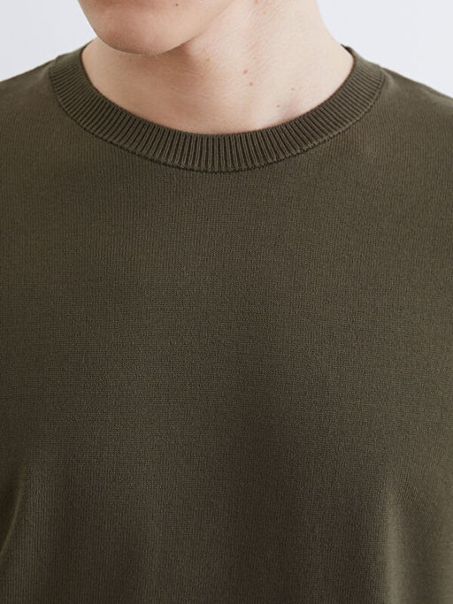 Bisiklet Yaka Erkek Triko Kazak