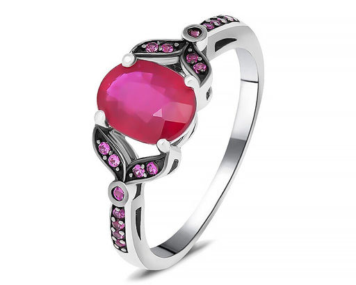 Кольцо, рубин корунд , нанорубин, SL-RIC74