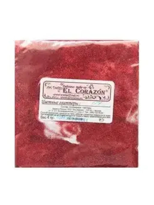 El Corazon Глиттеры 09 красный