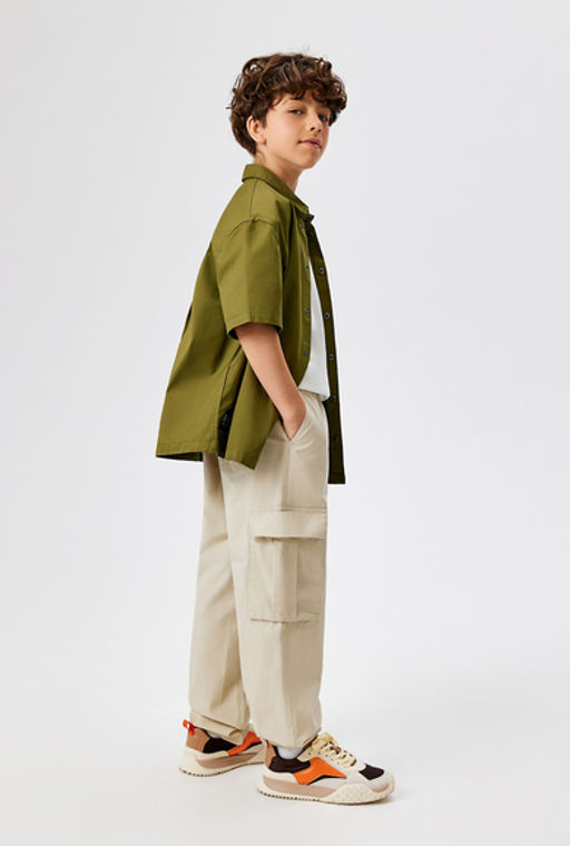 ACOOLA / Брюки детские для мальчиков Campillo бежевый  фото 5