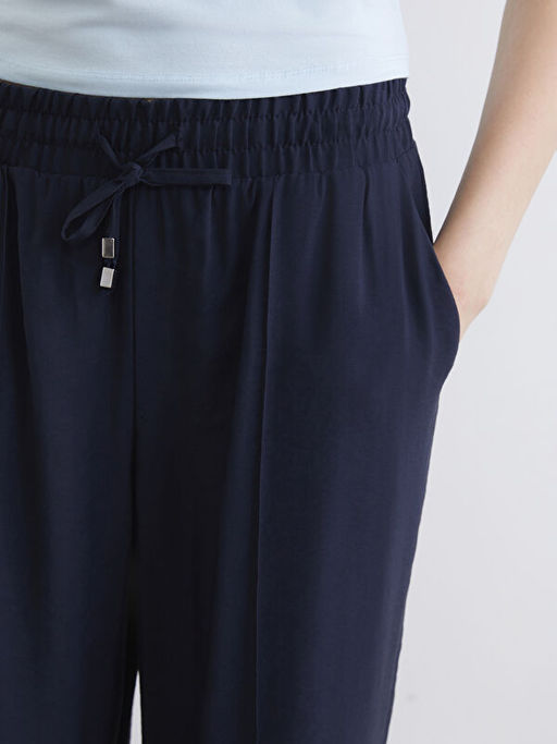 Beli Lastikli Geni? Pa?a Kad?n Pantolon