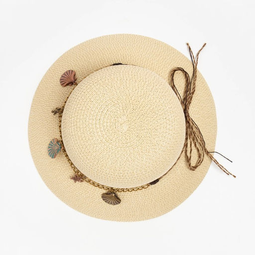 Шляпа женская MINAKU цвет бежевый, р-р 56-58  фото 2