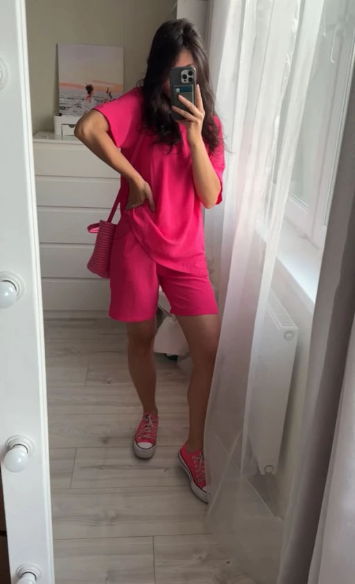 Костюм Манго (шорты+блуза)_О820/ярко-розовый - Ihomelux фото 10