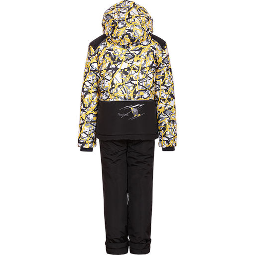 RODOS Утеплённый костюм для мальчика зима М-151 (Кляксы) Жёлтый