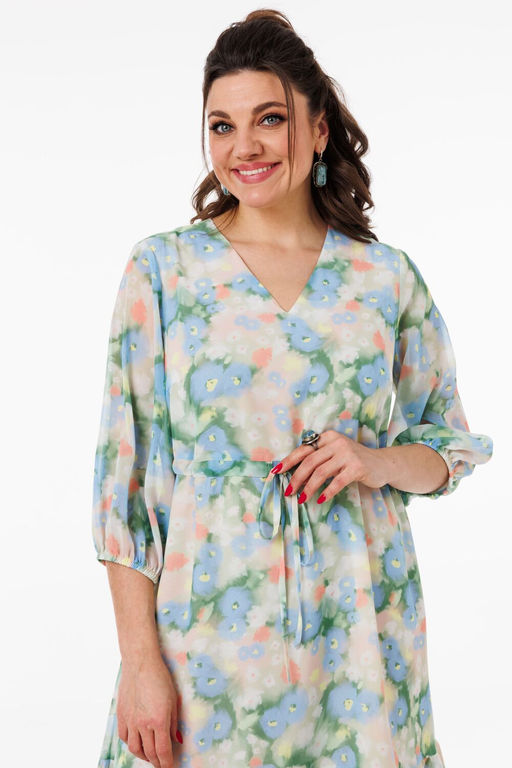 Платье ANELLI 1504 цвет весны  фото 2