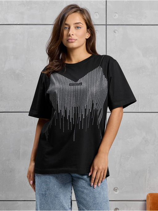 Футболка "Топ" черный женская