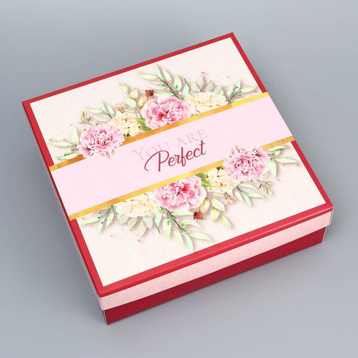 Цена за 5 шт. Коробка подарочная складная Ты прекрасна, 20?20?6 см