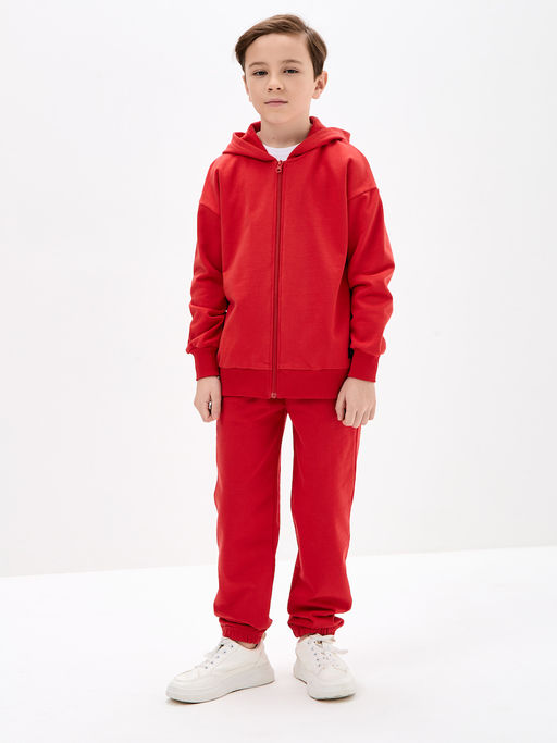 Красная толстовка для девочки - Kogankids фото 34