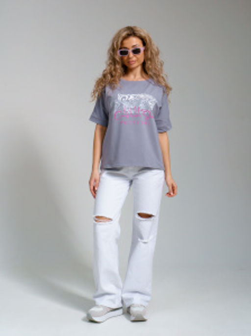 940/1 Футболка "Серый"