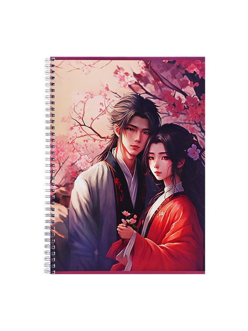 Тетрадь A4, 80 листов в клетку на гребне «Аниме. Чувства»