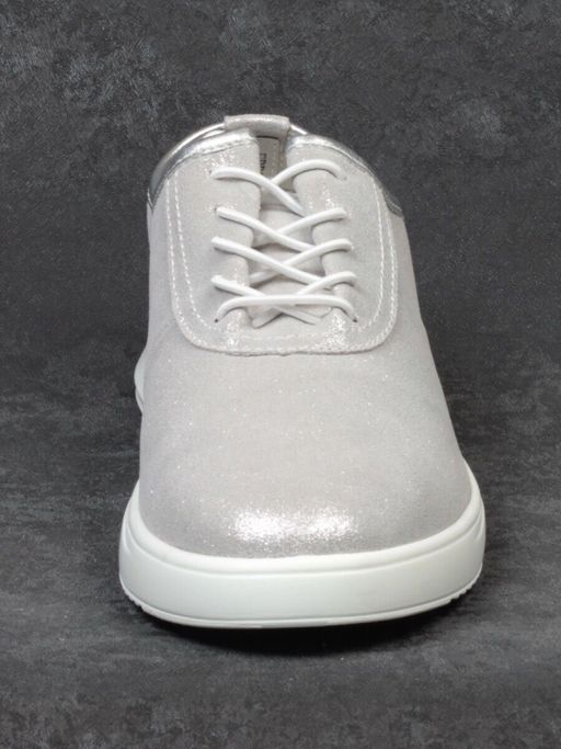 05-FDD36-2P SILVER Кроссовки женские (натуральная кожа) - Фабричный китай фото 11