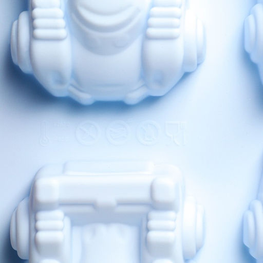 Форма для выпечки Доляна Гонки, силикон, 29.5?27 см, 6 ячеек (11.5?6.5 см), голубая  фото 4