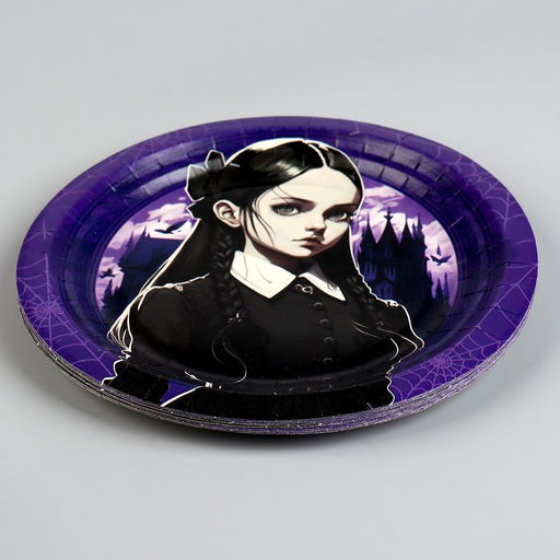 Цена за 10 шт. Тарелка бумажная С днём рождения, 18 см - Страна карнавалия фото 3