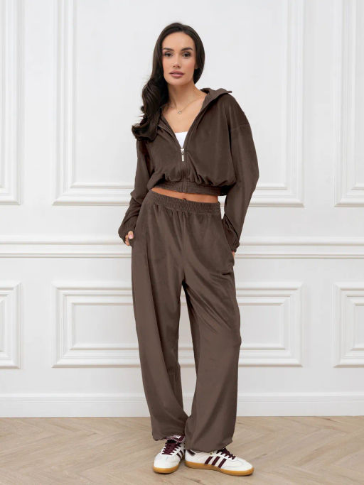 Костюм женский Элис Молочный шоколад - Modamica фото 9