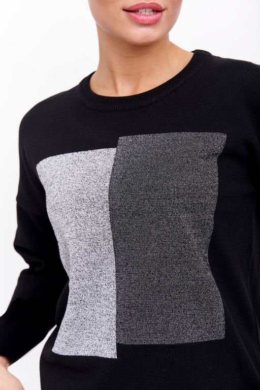 Джемпер Д 3227/черный (1410) - Текстильная мануфактура фото 6