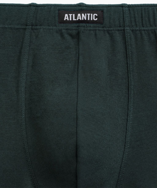 ATLANTIC 5SMH-002 Трусы шорты Solid Classic - набор 5 шт. серый + графитовый + черный + изумрудный + эспрессо  фото 7